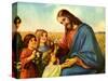 Jesus and Children-null-Stretched Canvas