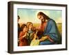 Jesus and Children-null-Framed Giclee Print