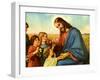 Jesus and Children-null-Framed Giclee Print