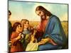 Jesus and Children-null-Mounted Giclee Print