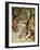 Jesus and his disciples at Caesarea Philippi - Bible-William Brassey Hole-Framed Giclee Print