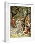 Jesus and his disciples at Caesarea Philippi - Bible-William Brassey Hole-Framed Giclee Print