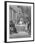 Jesus and His Disciples at the Last Supper, 1866-Gustave Doré-Framed Giclee Print