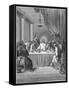 Jesus and His Disciples at the Last Supper, 1866-Gustave Doré-Framed Stretched Canvas