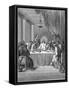 Jesus and His Disciples at the Last Supper, 1866-Gustave Doré-Framed Stretched Canvas