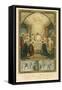 Jesus and His Disciples at the Last Supper-null-Framed Stretched Canvas
