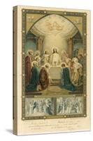 Jesus and His Disciples at the Last Supper-null-Stretched Canvas