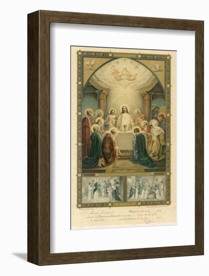 Jesus and His Disciples at the Last Supper-null-Framed Photographic Print