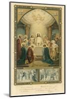 Jesus and His Disciples at the Last Supper-null-Mounted Photographic Print