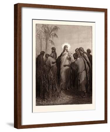 'Jesus and His Disciples in the Corn Field' Giclee Print - Gustave Dore ...