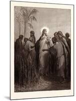 Jesus and His Disciples in the Corn Field-Gustave Dore-Mounted Giclee Print