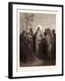 Jesus and His Disciples in the Corn Field-Gustave Dore-Framed Giclee Print