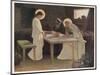 Jesus and His Parents at the Supper Table-Frank V. Du-Mounted Art Print