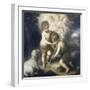 Jesus and John the Baptist-Bartolome Esteban Murillo-Framed Giclee Print