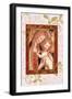 jesus and mary in icon style-Maria Trad-Framed Giclee Print