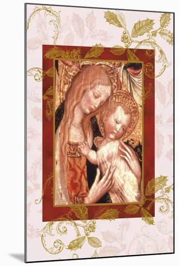 jesus and mary in icon style-Maria Trad-Mounted Giclee Print