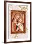 jesus and mary in icon style-Maria Trad-Framed Giclee Print