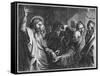 Jesus and Money-Peter Paul Rubens-Framed Stretched Canvas