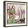 Jesus and Serpent-null-Framed Giclee Print