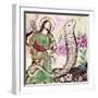 Jesus and Serpent-null-Framed Giclee Print