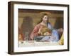 Jesus and St. John, Detail from Last Supper, 1485-Domenico Ghirlandaio-Framed Giclee Print