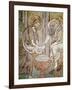 Jesus and St. Peter, Detail from Jesus Washing the Feet of the Apostle-null-Framed Giclee Print