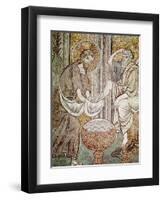 Jesus and St. Peter, Detail from Jesus Washing the Feet of the Apostle-null-Framed Giclee Print