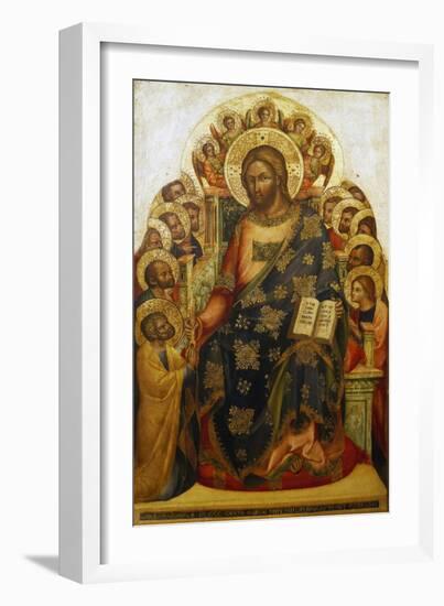 Jesus and St Peter-Lorenzo Veneziano-Framed Giclee Print