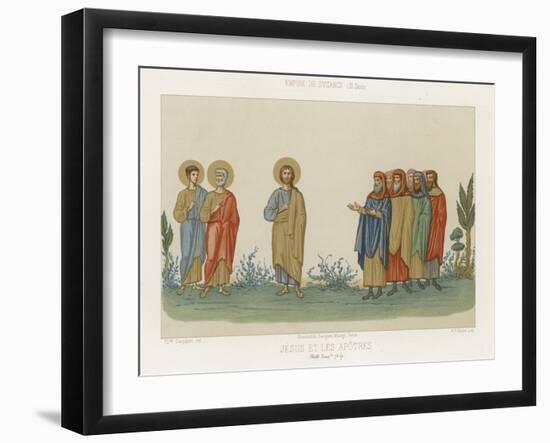 Jesus and the Apostles-null-Framed Giclee Print