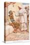 Jesus and the Blind Man-Arthur A. Dixon-Stretched Canvas