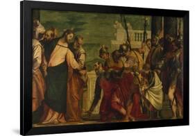 Jesus and the Centurion, about 1571-Paolo Veronese-Framed Giclee Print