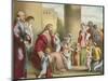 Jesus and the Little Children-English School-Mounted Giclee Print