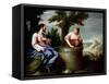 Jesus and the Samaritan Woman-Alonso Cano-Framed Stretched Canvas