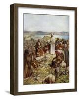 Jesus and the twelve apostles - Bible-William Brassey Hole-Framed Giclee Print