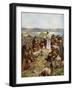 Jesus and the twelve apostles - Bible-William Brassey Hole-Framed Giclee Print