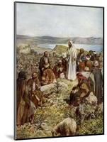 Jesus and the twelve apostles - Bible-William Brassey Hole-Mounted Giclee Print