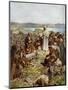 Jesus and the twelve apostles - Bible-William Brassey Hole-Mounted Giclee Print