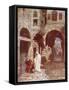 Jesus Appearing to Simon Peter-William Brassey Hole-Framed Stretched Canvas