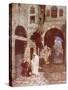 Jesus Appearing to Simon Peter-William Brassey Hole-Stretched Canvas