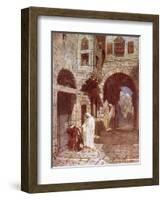 Jesus Appearing to Simon Peter-William Brassey Hole-Framed Premium Giclee Print