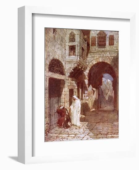 Jesus Appearing to Simon Peter-William Brassey Hole-Framed Premium Giclee Print