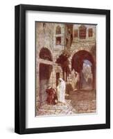 Jesus Appearing to Simon Peter-William Brassey Hole-Framed Giclee Print