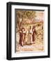 Jesus Appearing to Two Disciples on the Road to Emmaus-William Brassey Hole-Framed Premium Giclee Print