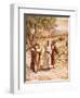 Jesus Appearing to Two Disciples on the Road to Emmaus-William Brassey Hole-Framed Premium Giclee Print