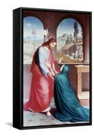 Jesus Appears to His Mother-Gebhard Flatz-Framed Stretched Canvas