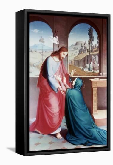 Jesus Appears to His Mother-Gebhard Flatz-Framed Stretched Canvas