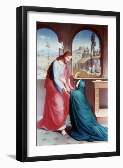 Jesus Appears to His Mother-Gebhard Flatz-Framed Giclee Print