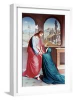 Jesus Appears to His Mother-Gebhard Flatz-Framed Giclee Print