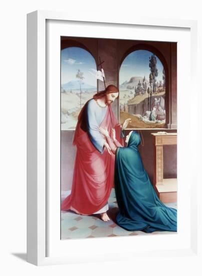 Jesus Appears to His Mother-Gebhard Flatz-Framed Giclee Print