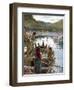 Jesus appears to the disciples at the sea of Galilee - Bible-William Brassey Hole-Framed Giclee Print